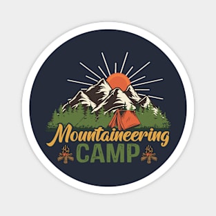 Mountain camping Magnet